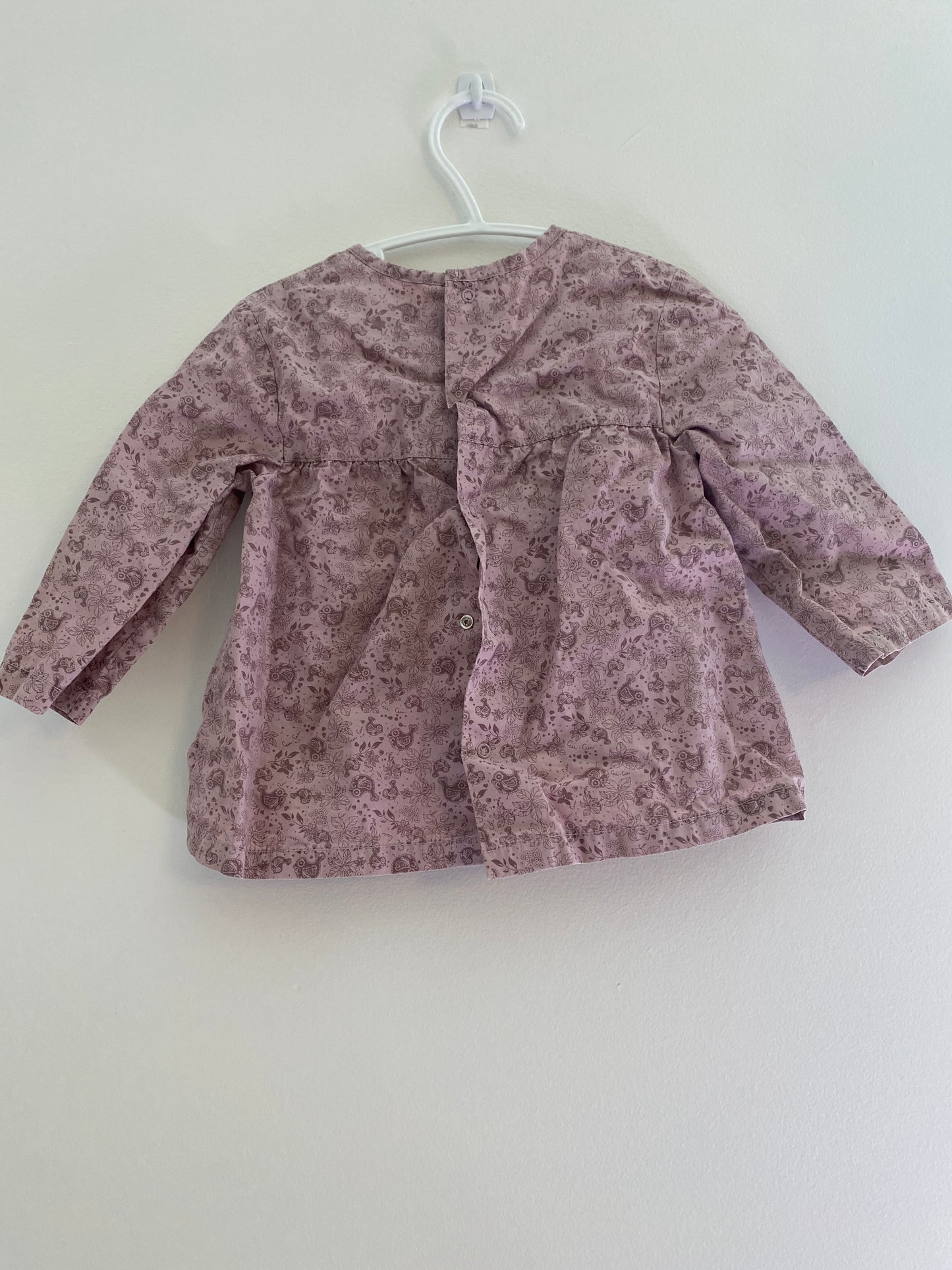 Cotton bird dress/top 18m / Kitchoun