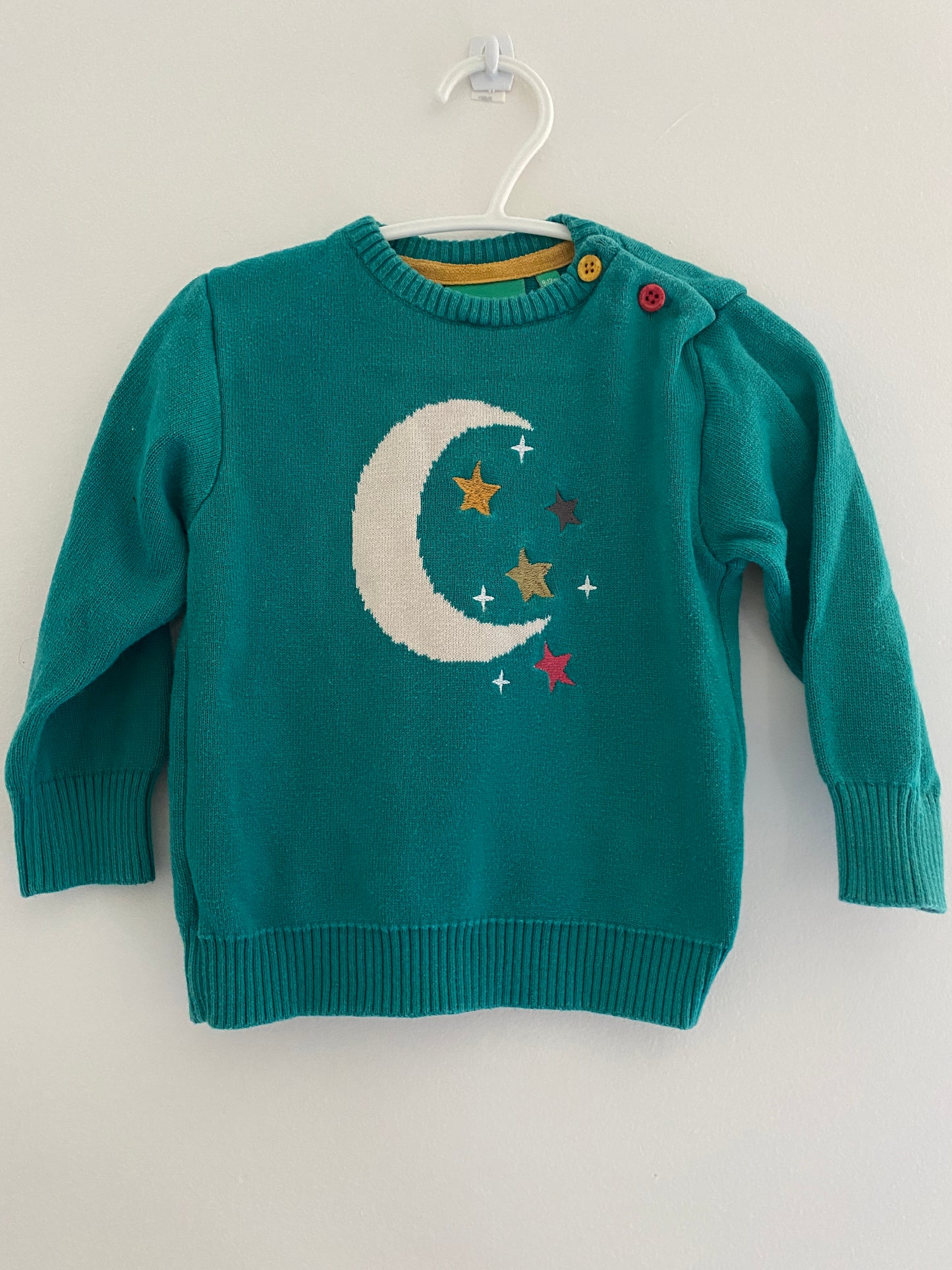 Knit moon sweater 9-12m / Little Green Radicals