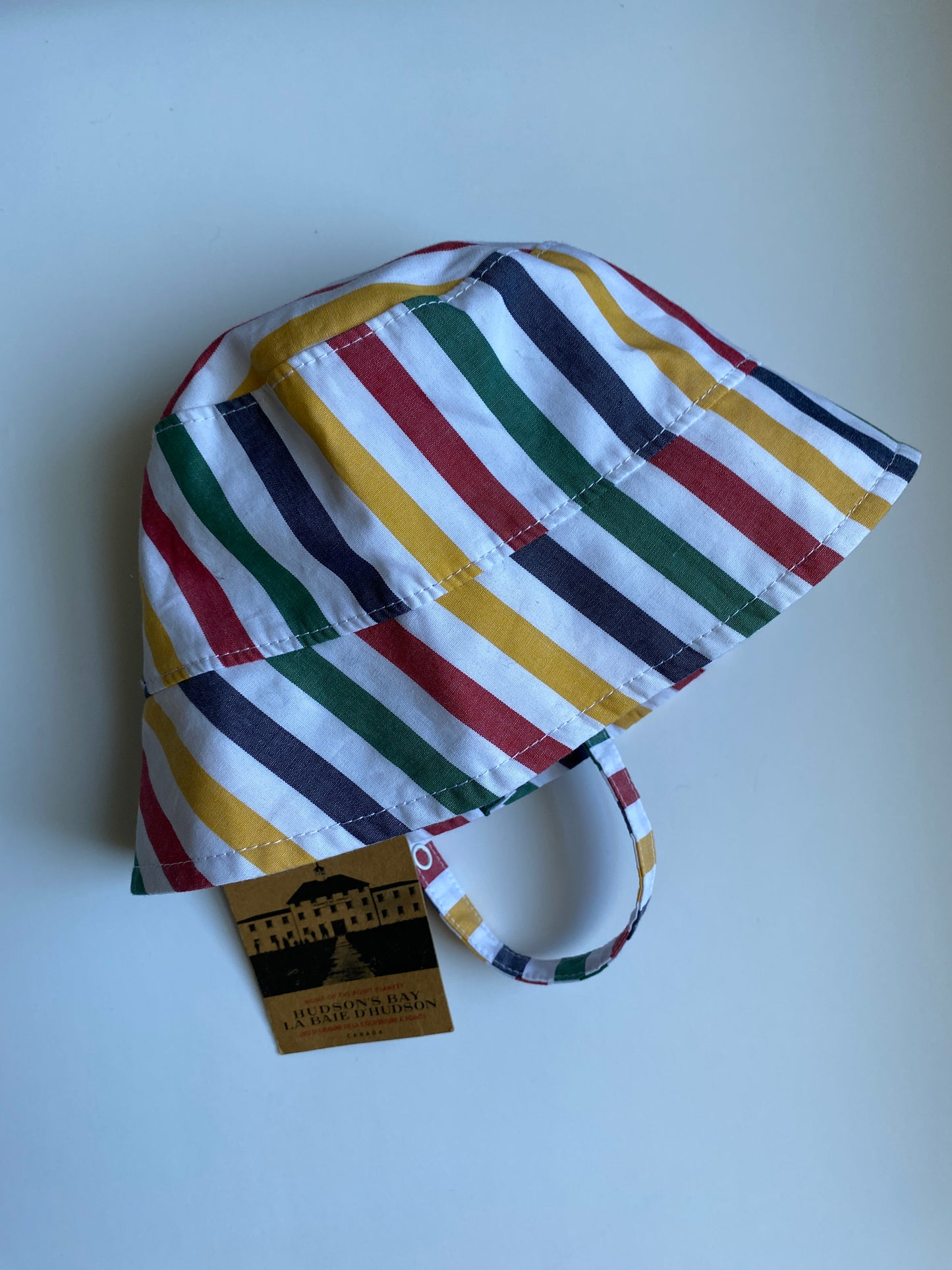 Striped sun bucket hat 0-6m / Hudson Bay