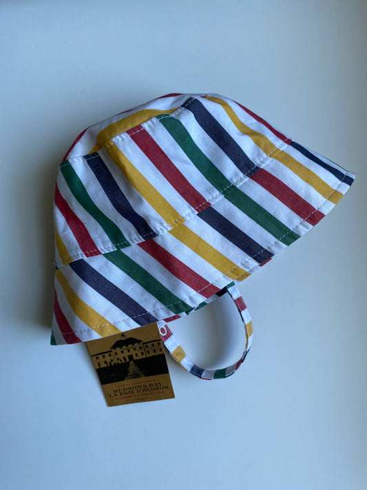 Striped sun bucket hat 0-6m / Hudson Bay