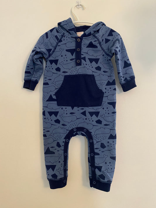 Cotton narwal one piece 6-9m |  Cat & Jack