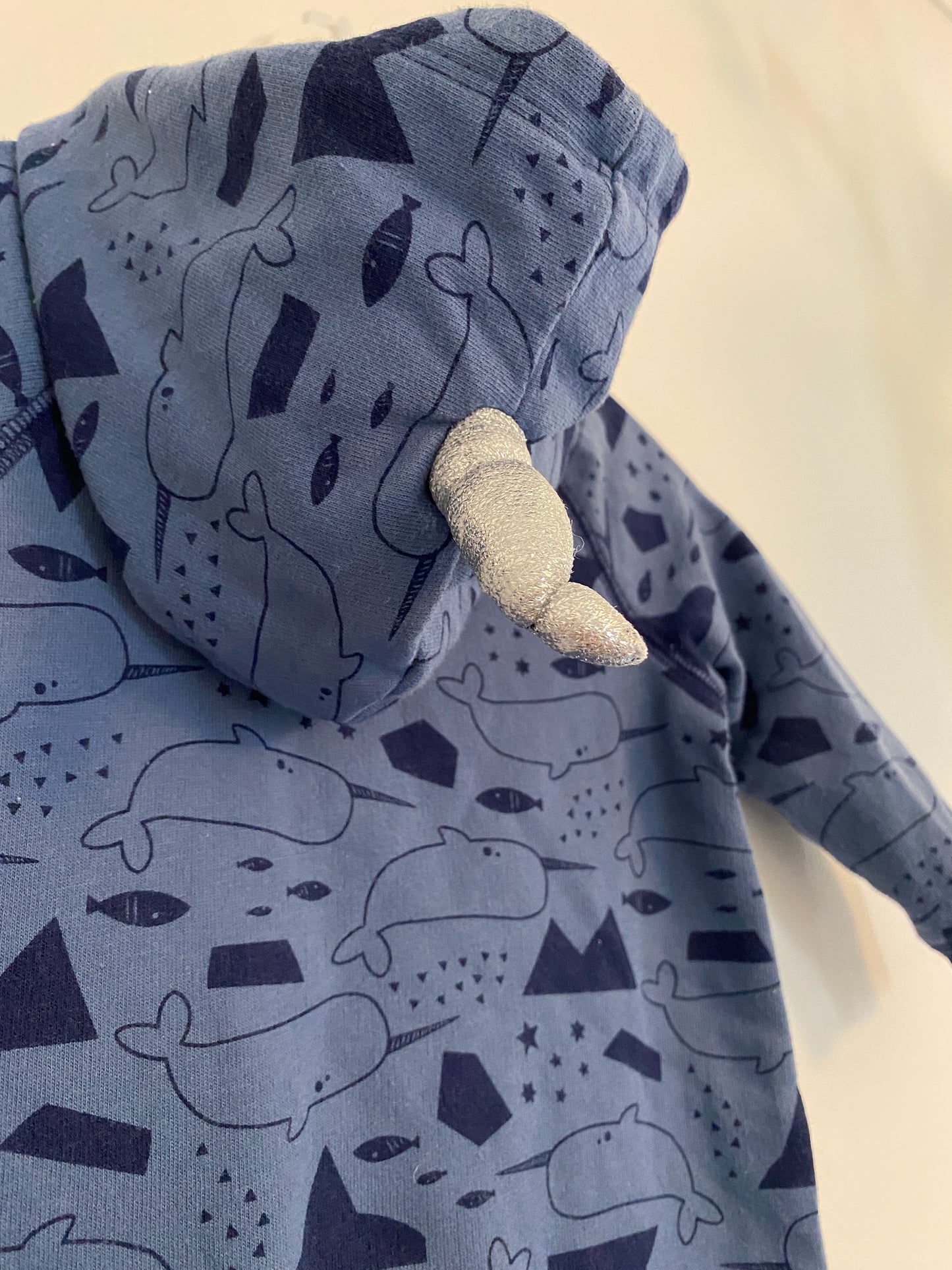 Cotton narwal one piece 6-9m |  Cat & Jack