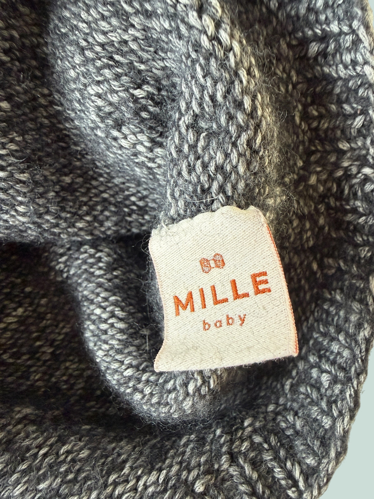 Popcorn wool blend knit cardigan 2-3Y |