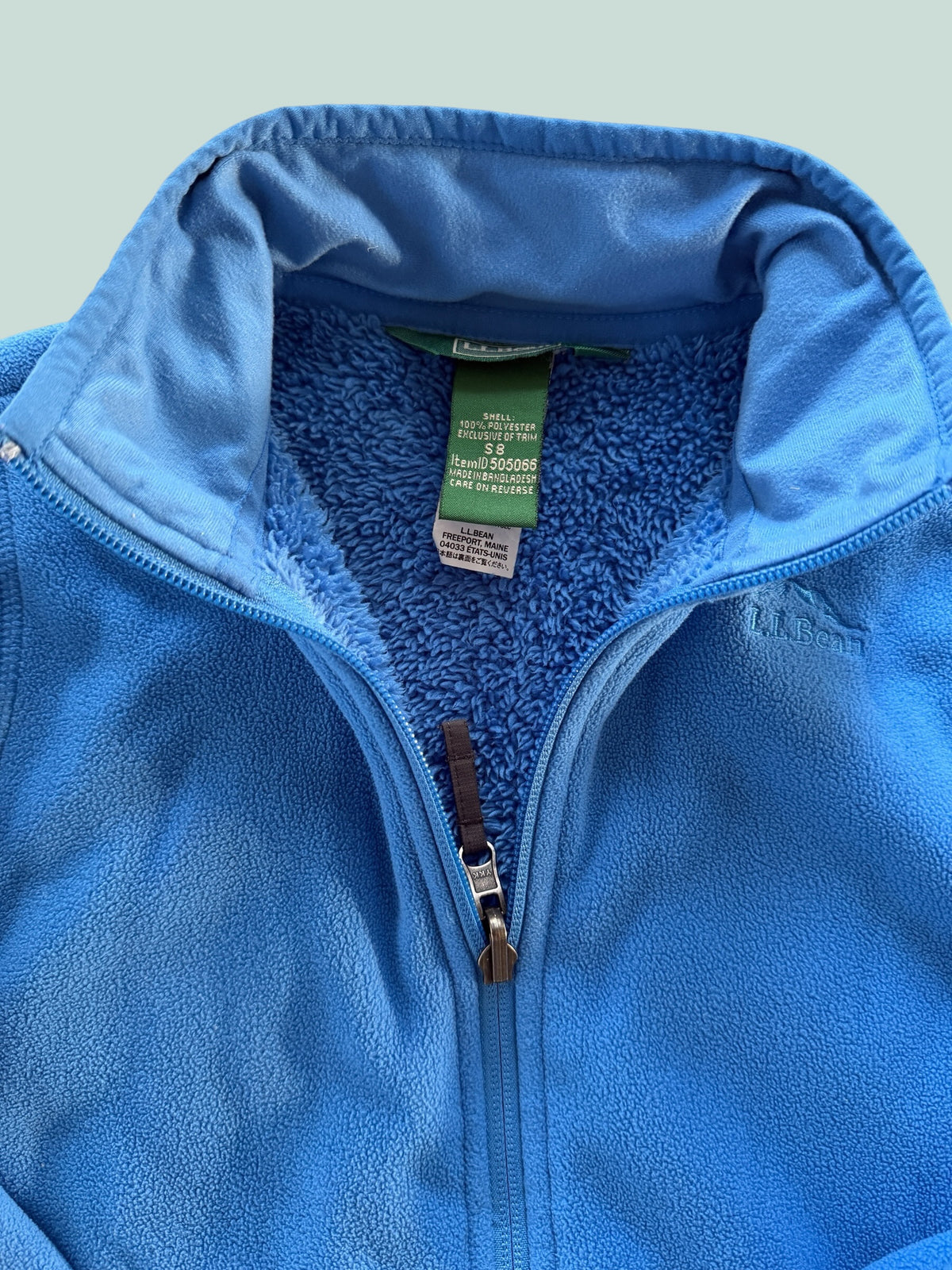 Blue fleece sweater 8Y | L.L Bean