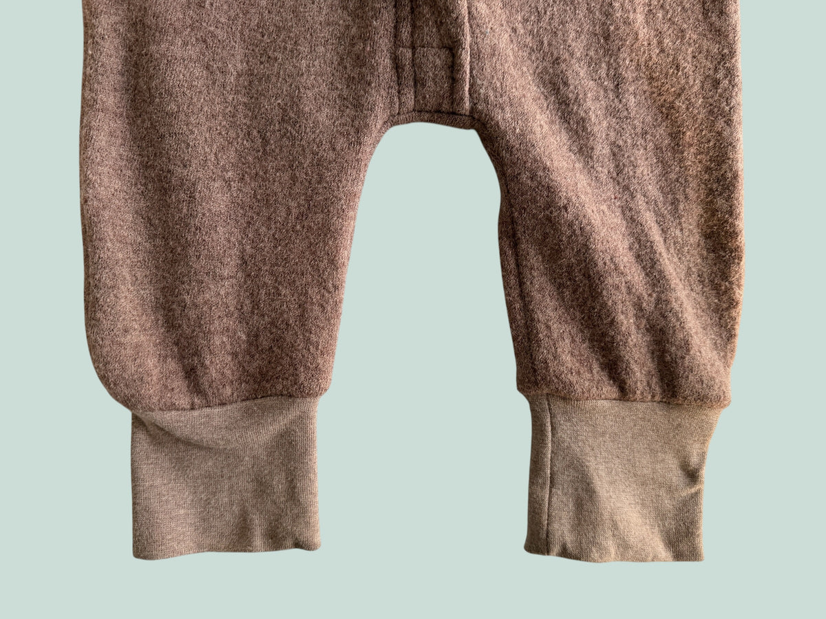 Boiled wool bunting suit with cotton lining 18m | Wichtelkitz