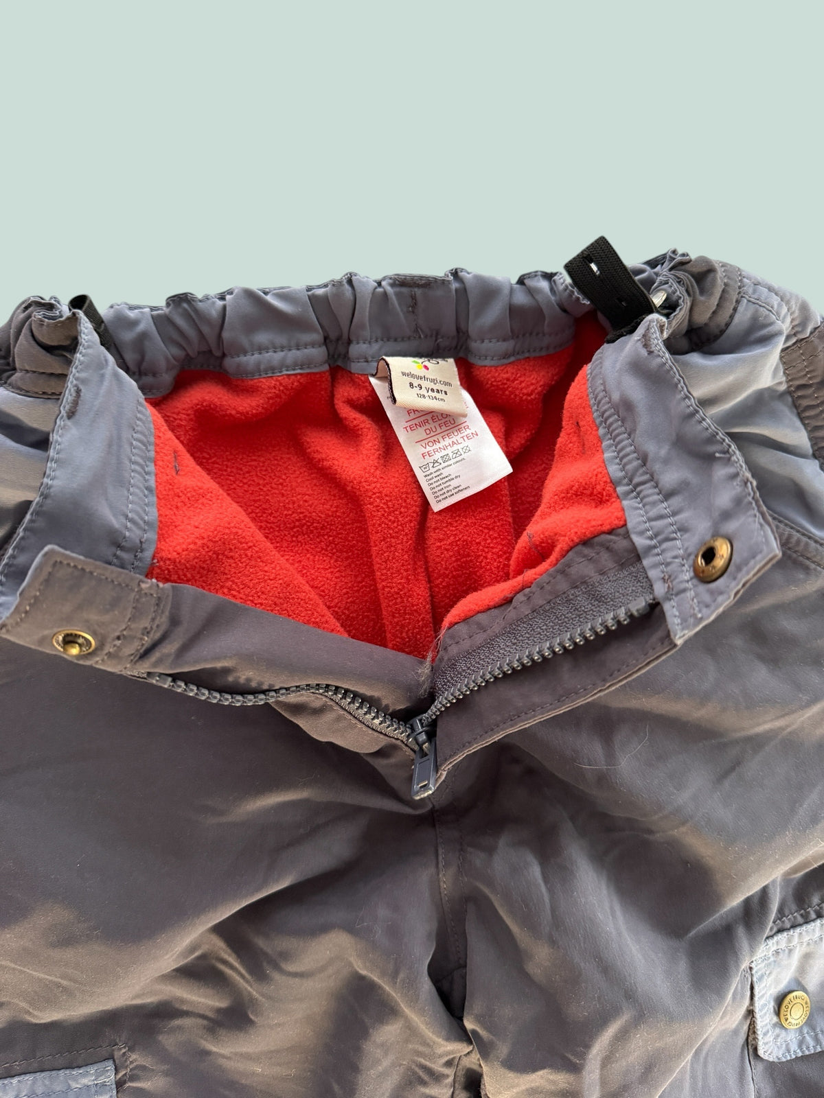 Fleece lined expedition pants 8-9Y | Frugi