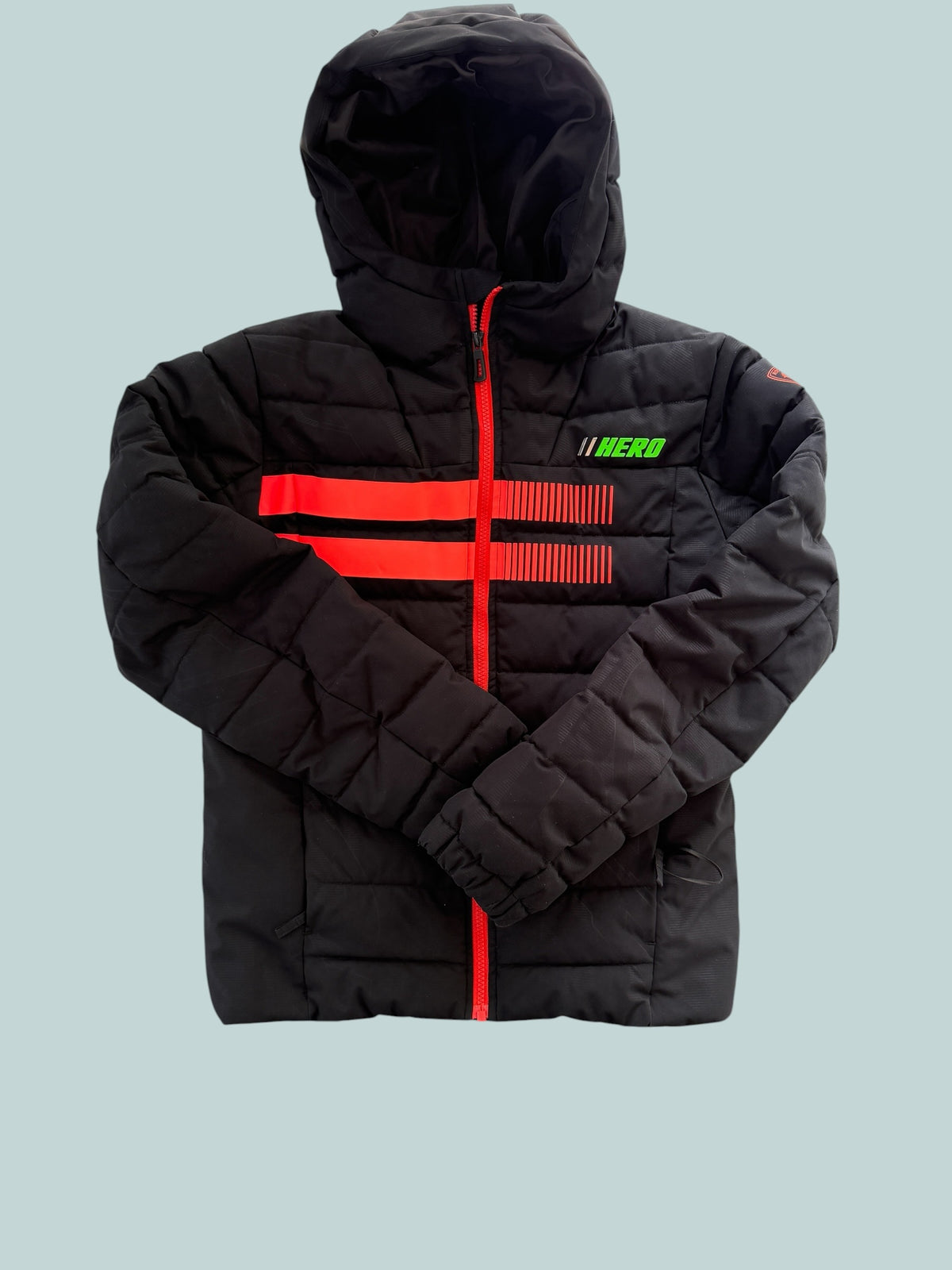Black winter ski jacket "Rapide Hero' 14Y | Rossignol