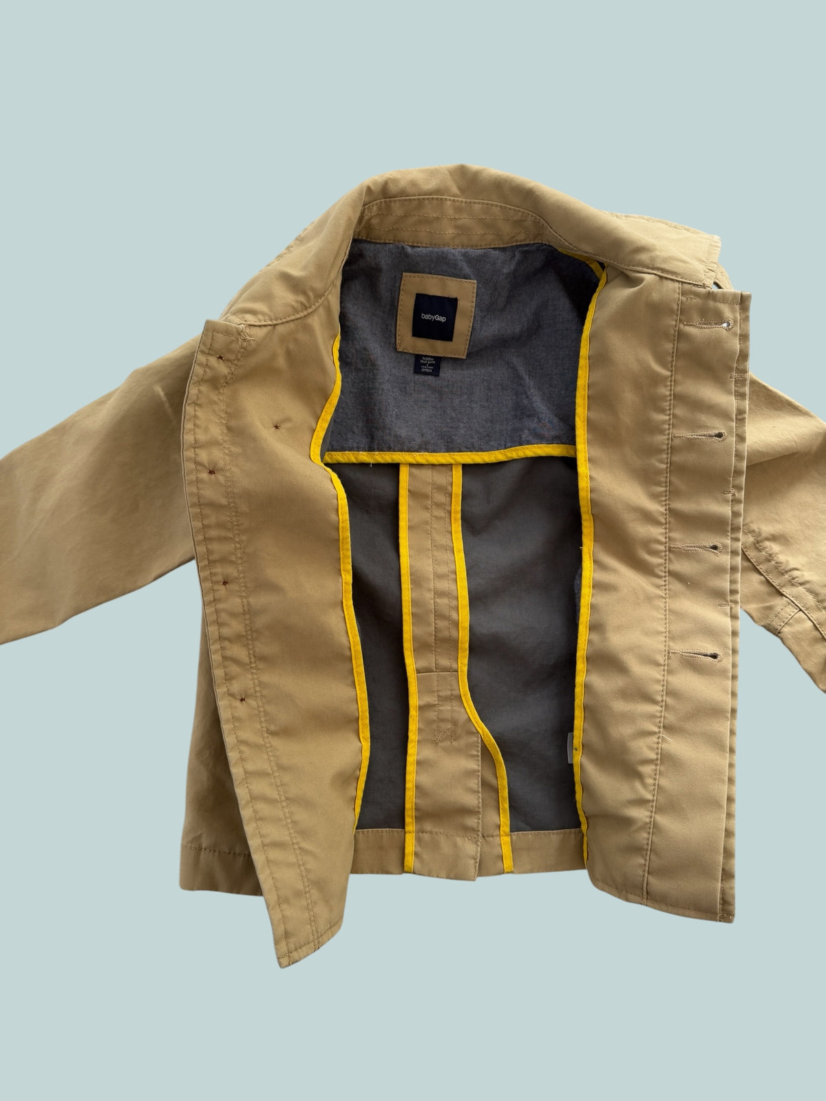 Beige cotton trench coat 3Y | Gap