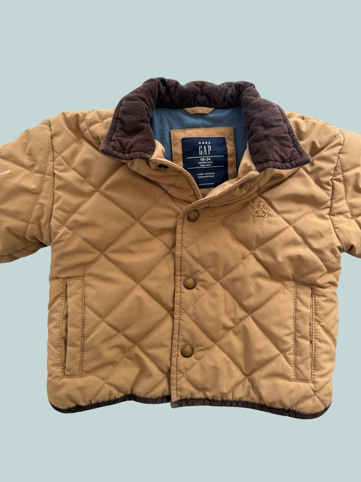 Lightweight quilted field jacket 18-24m (generous) | Gap