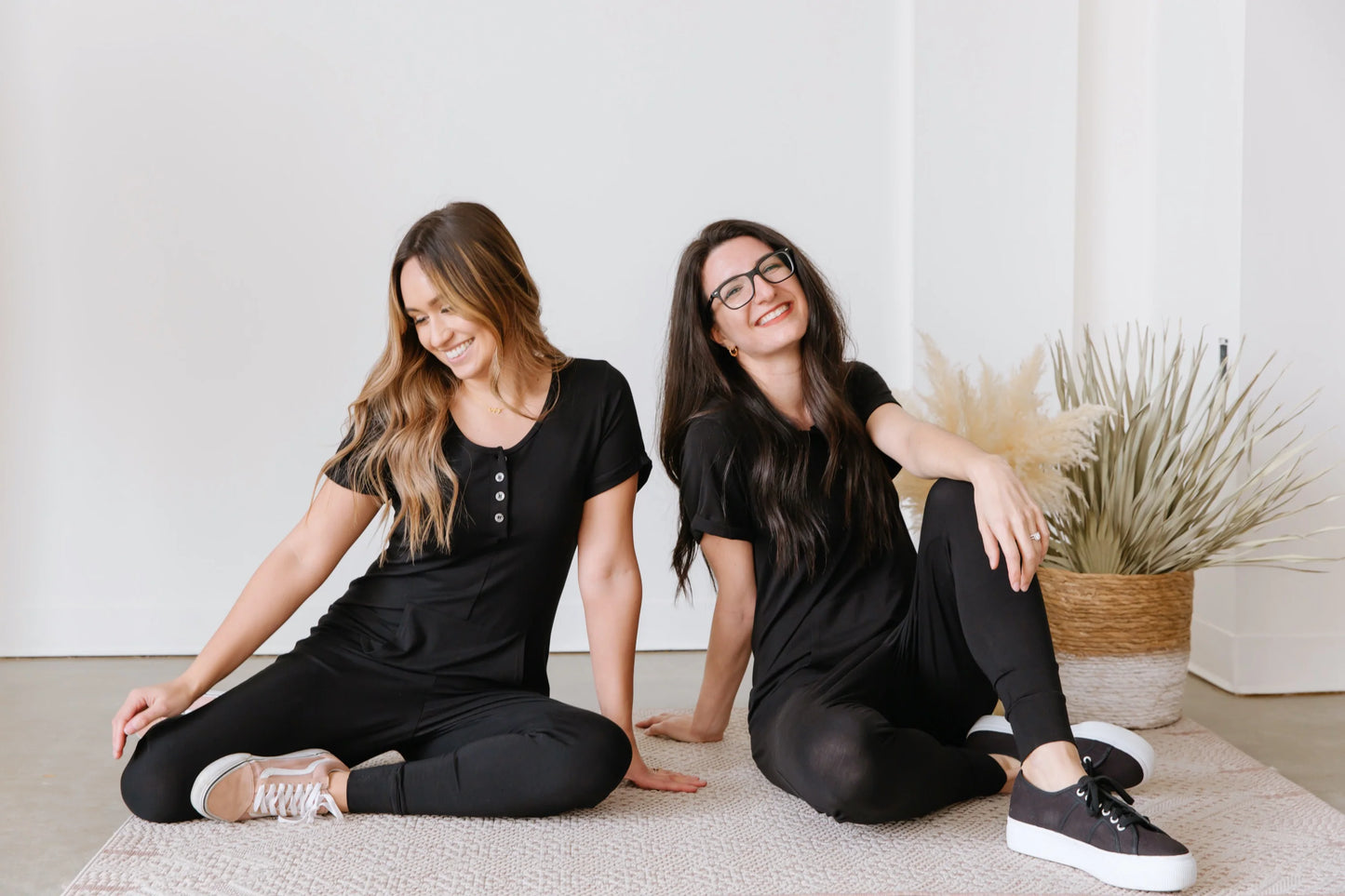 Black AnyDay Romper women's small | Smash & Tess