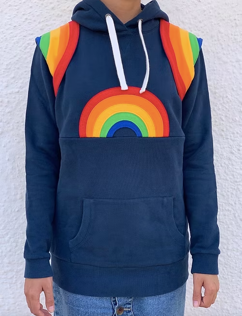 Organic cotton nursing hoodie size L adult | Supersprogs