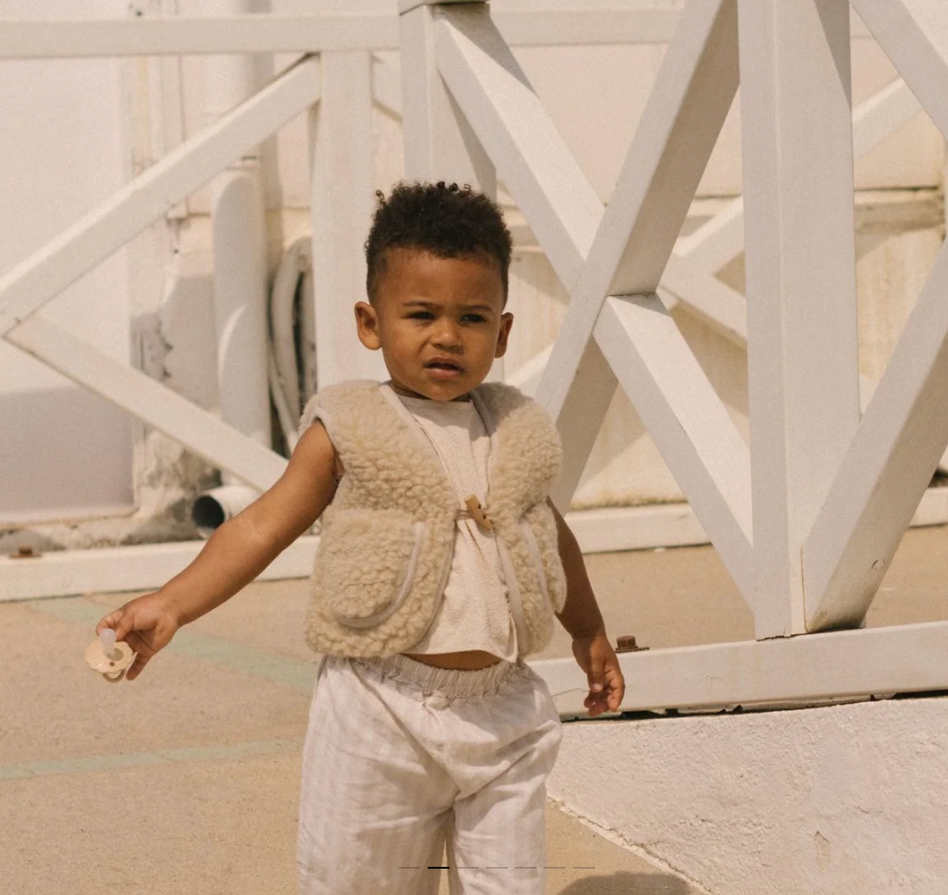 Merino wool vest 1-2Y |  Binibamba