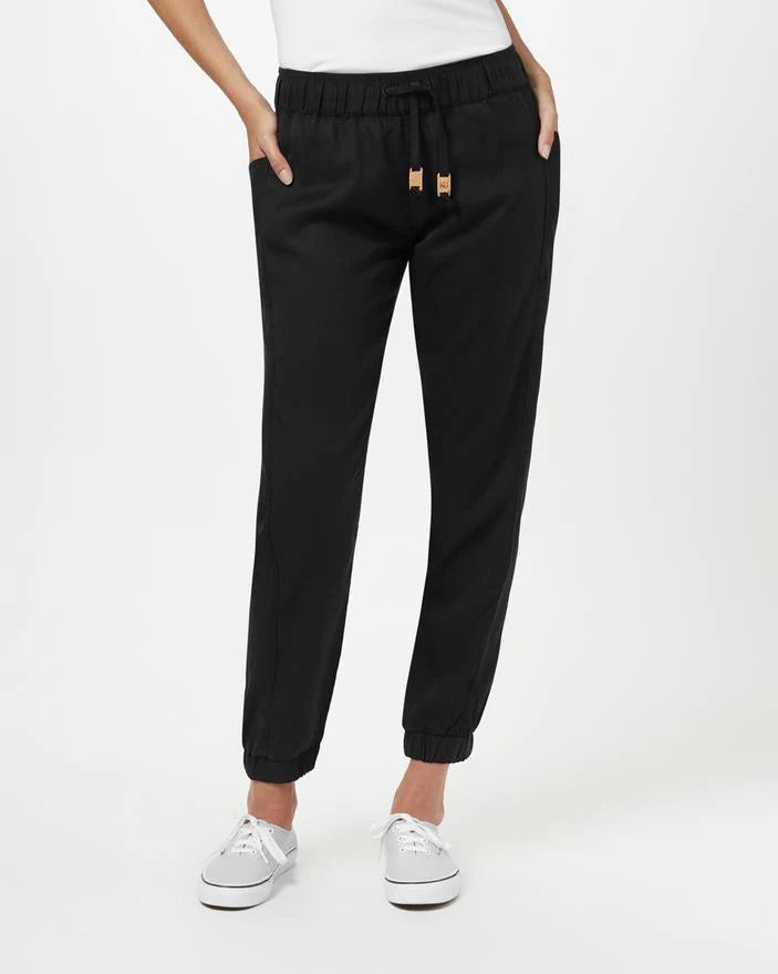 Black tencel Colwood Jogger women's large | Tentree