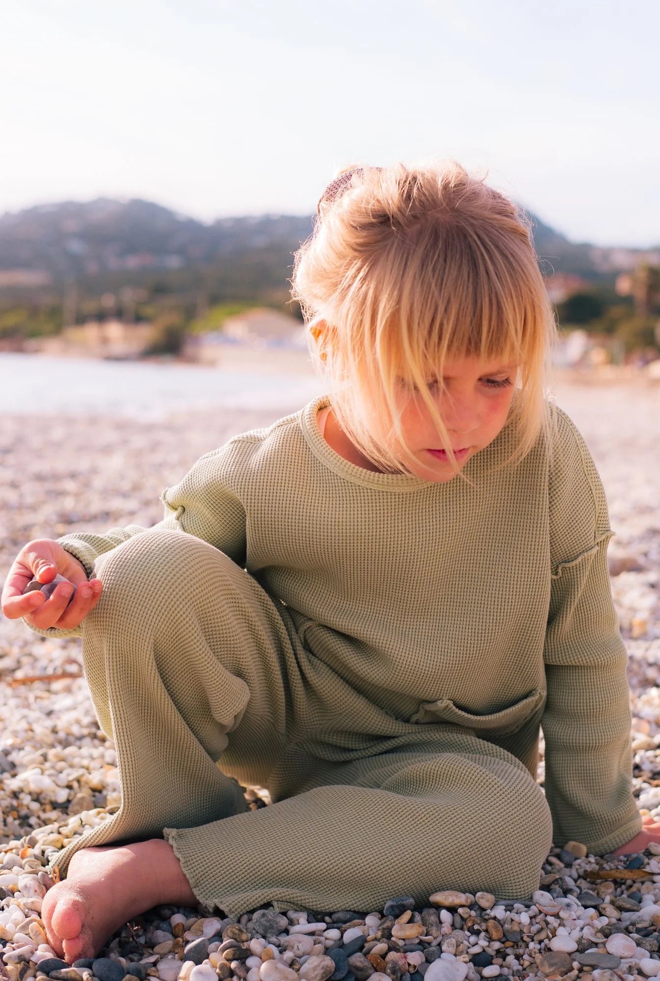 Organic cotton waffle pants 3-4Y | Tiny Advocates